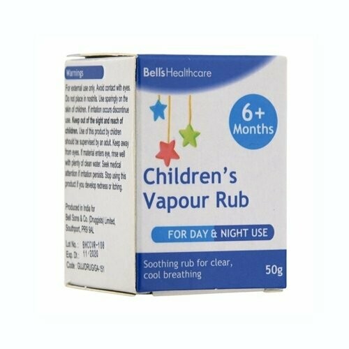 1294398020.jpg Bell's Bells Childrens Vapour Rub 50g - Image 1