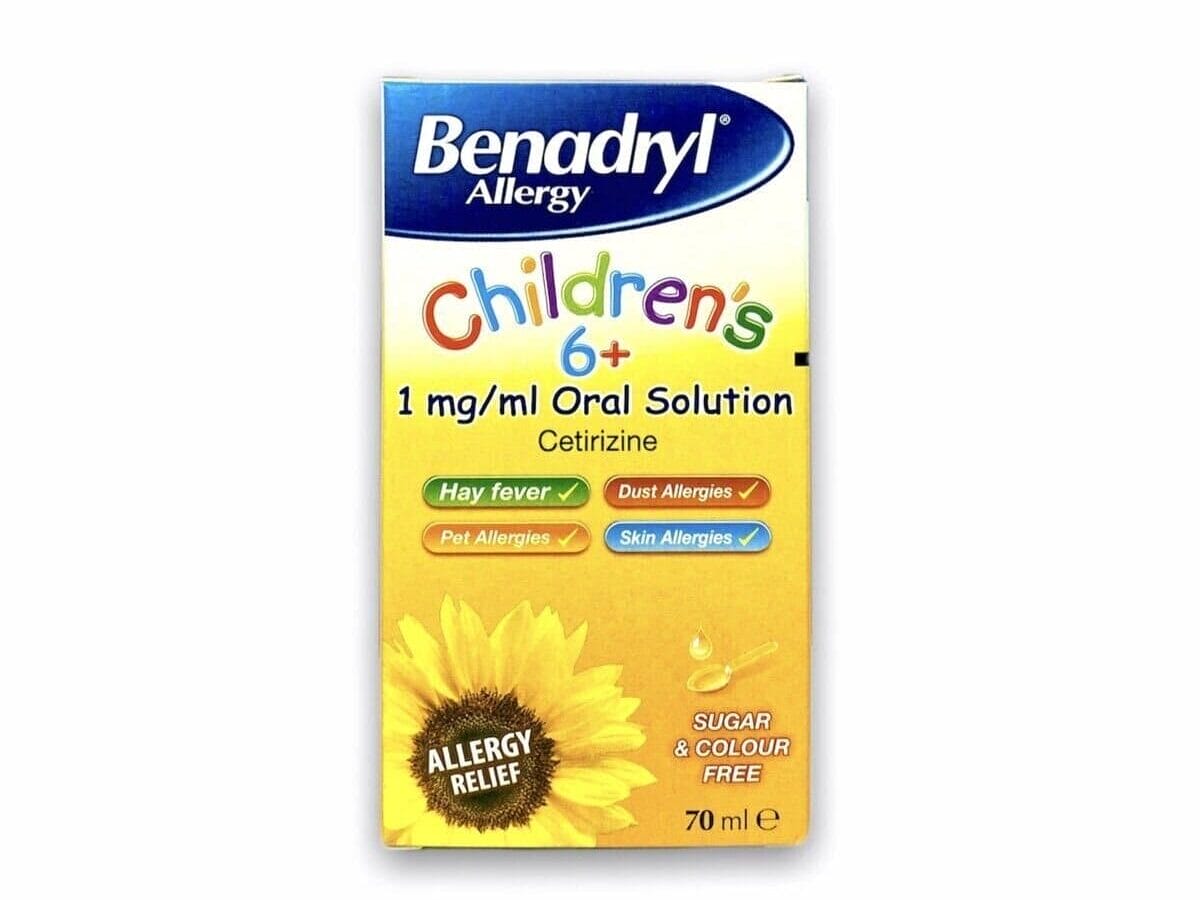 Benadryl Allergy Children's 1mg/ml Oral Solution 100ml HEMLOCK