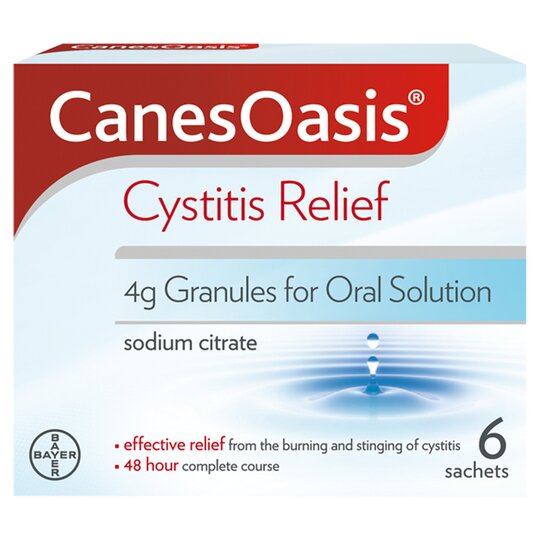 Canesoasis-Sodium-Citrate-Cystitis-Relief-Sachets.jpeg Canesoasis (Sodium Citrate) Cystitis Relief Sachets 6’s - Image 1