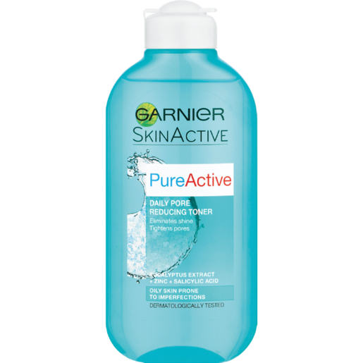 Garnier Pure Active Daily Pore Reducing Toner Oily To Combination Skin 200ml