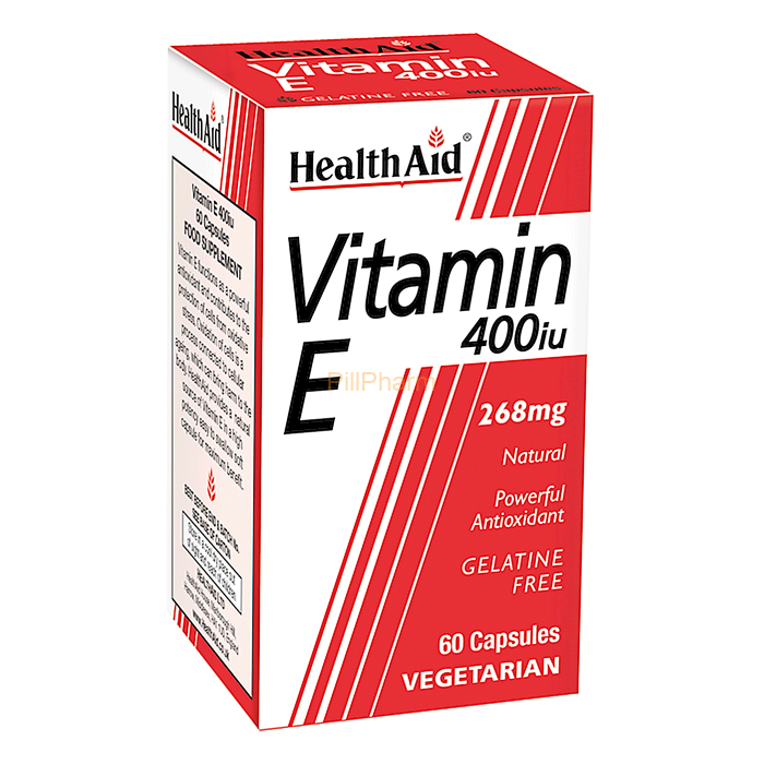 HealthAid-Vitamin-E-400iu-Natural.png Health Aid Vitamin E 400iu Natural Capsules 60's - Image 1