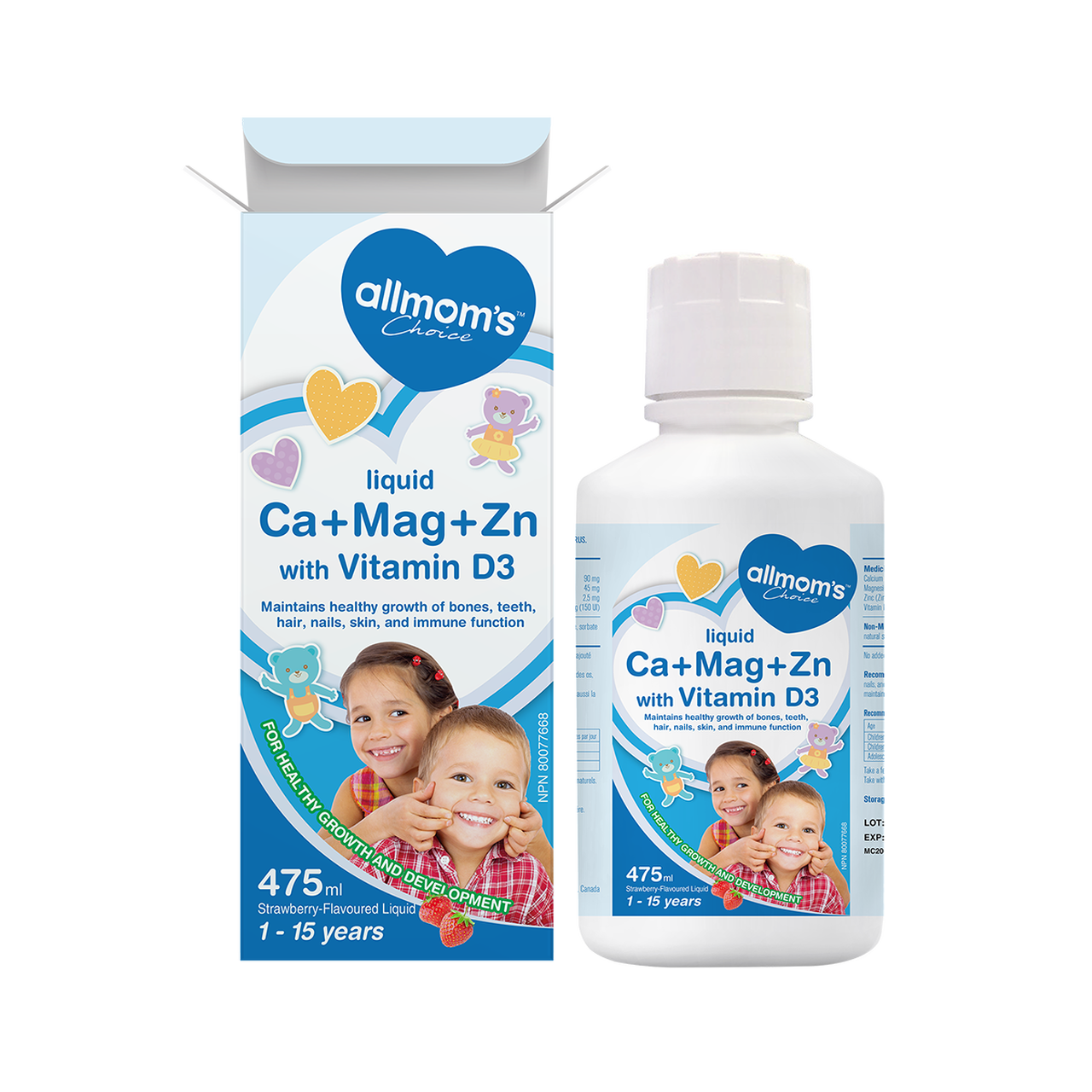 MC_Cal_D_Mg_with_Zn_for_Kids_475ml.png Allmom's Choice Calcium/Magnesium/Zinc With Vitamin D3 Liquid - Image 1