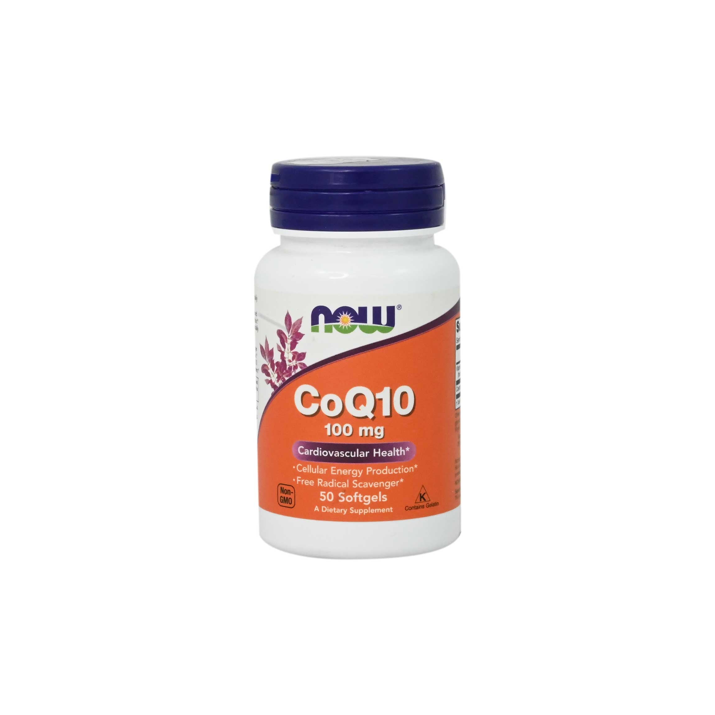 Now-Coq-10-100Mg-50-per-pack.jpg Now CoQ10 100 mg Capsules 50's - Image 1