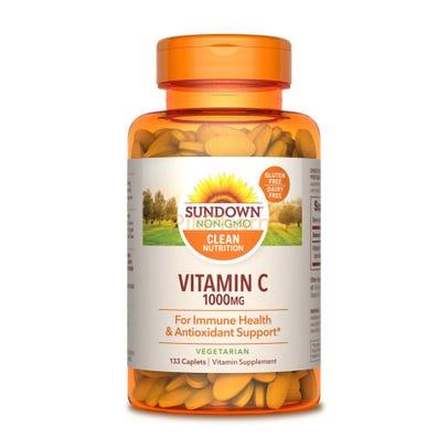 Vitamin-C.jpg Sundown Naturals, Vitamin C 1000 mg Ascorbic Acid Caplets 133's - Image 1