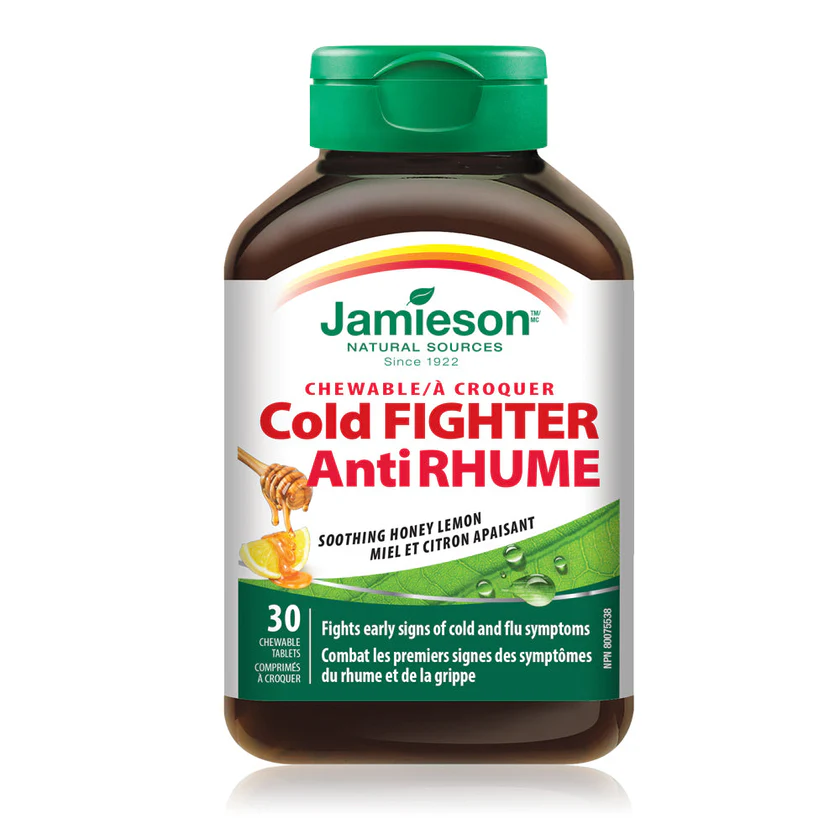 Jamieson Cold Fighter Chewable Tablets 30S Jamieson Cold Fighter Chewable Tablets 30S