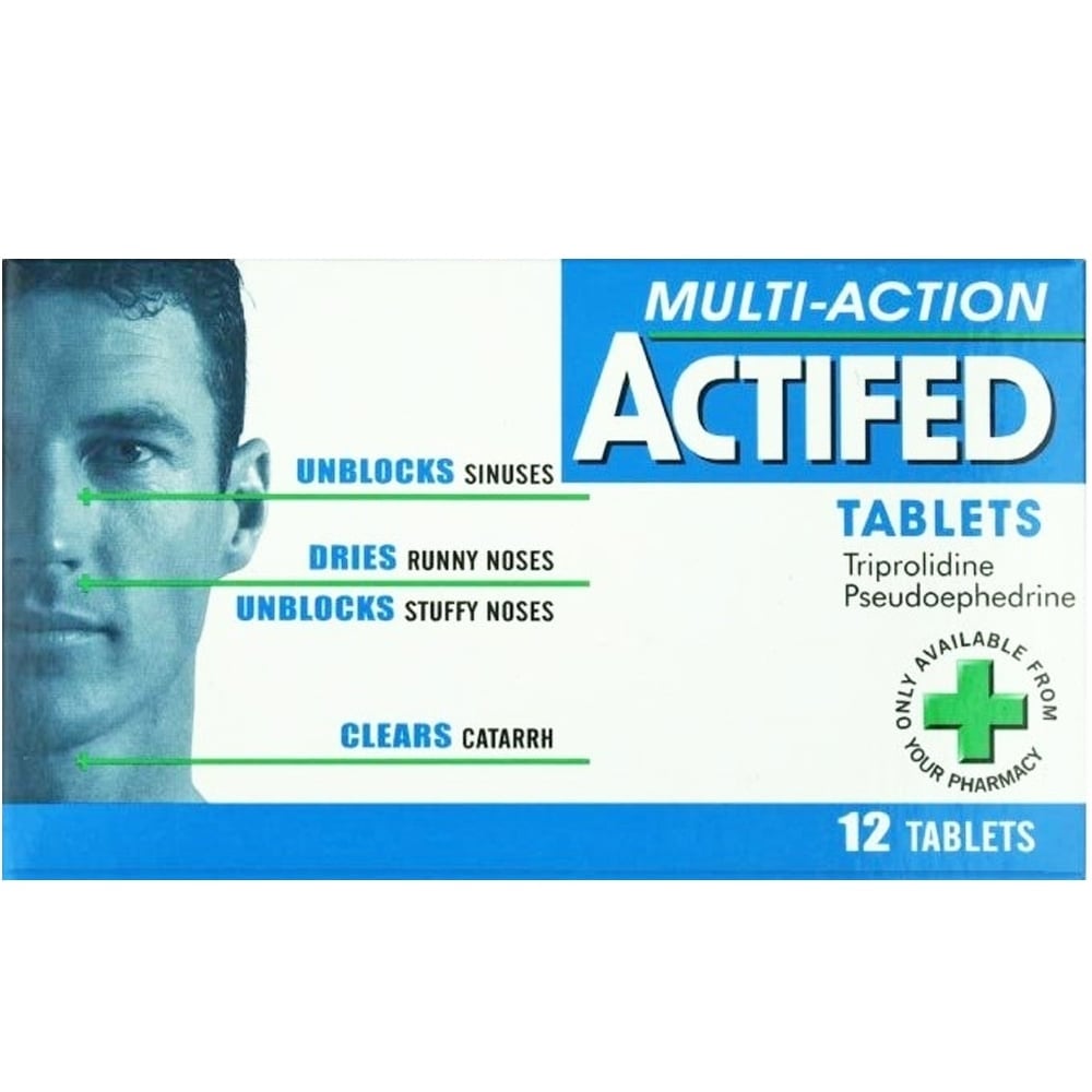 actifed-multi-action-tablets-12.jpg Actifed Multi Action Tablets 12's - Image 1