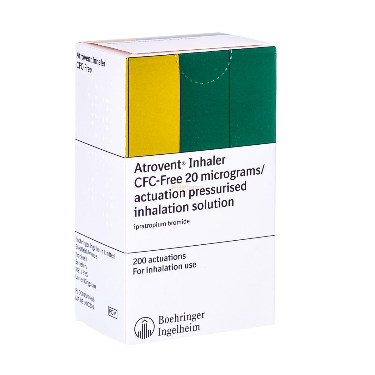 atrovent1.jpg ATROVENT Inhaler CFC-Free 20 micrograms - Image 1