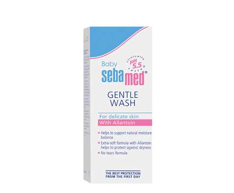 baby_gentle_wash_allantoin_200ml.png Sebamed Baby Gentle Wash Liquid, 200ml - Image 1