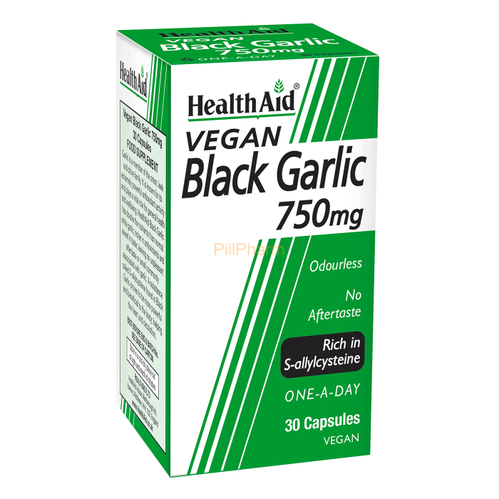 black-garlic-750mg-30s.png Health Aid Black Garlic Capsules 750mg 30's - Image 1