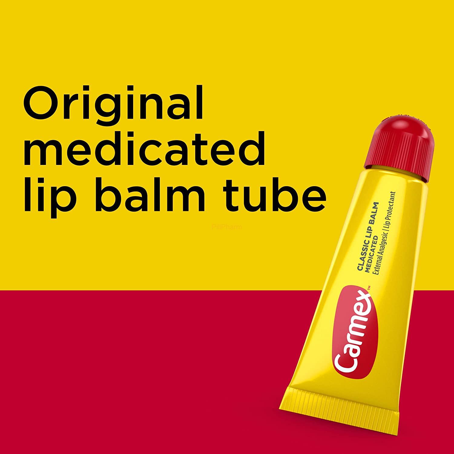 carmex-lip-balm-tube-2.jpg Carmex Classic Medicated Lip balm Tube 10g - Image 1