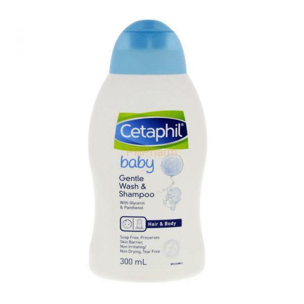 cetaphil_baby_gentle_wash_and_shampoo_300ml.jpg Cetaphil Baby Gentle Wash & Shampoo 300 ml - Image 1