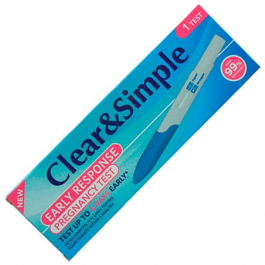 clear-simple-pregnancy-test-1_2.jpg Clear & Simple Pregnancy Midstream Test - Image 1
