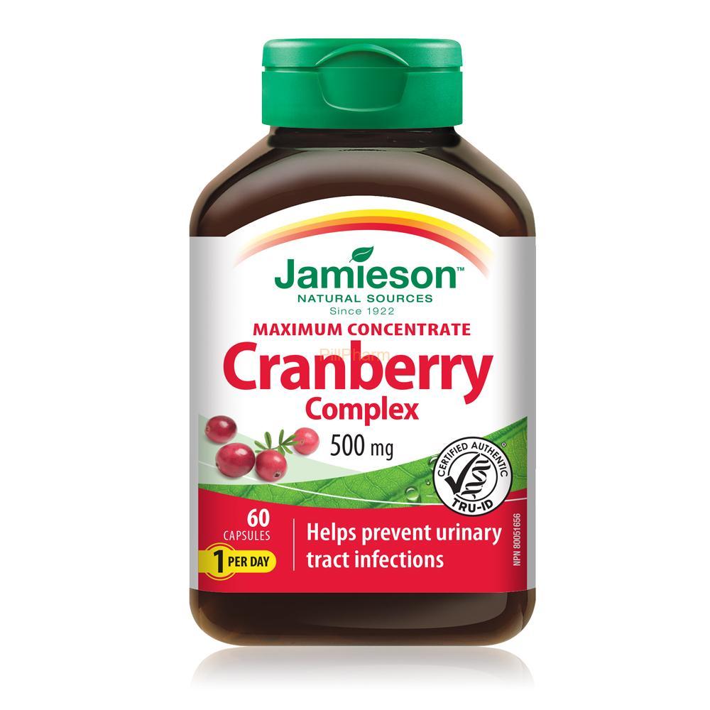 cranberry-complex.jpg Jamieson Cranberry Complex 500mg Capsules 60's - Image 1
