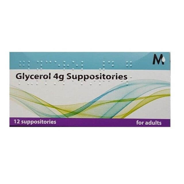 glycerin.jpg Glycerin Supp Adult 4g Suppositories 12's - Image 1