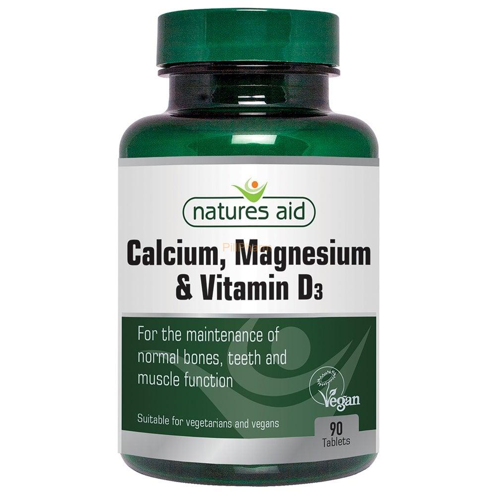 natures-aid-calcium-magnesium-vitamin-d3.jpg Natures Aid Calcium, Magnesium + Vitamin D3 - Image 1