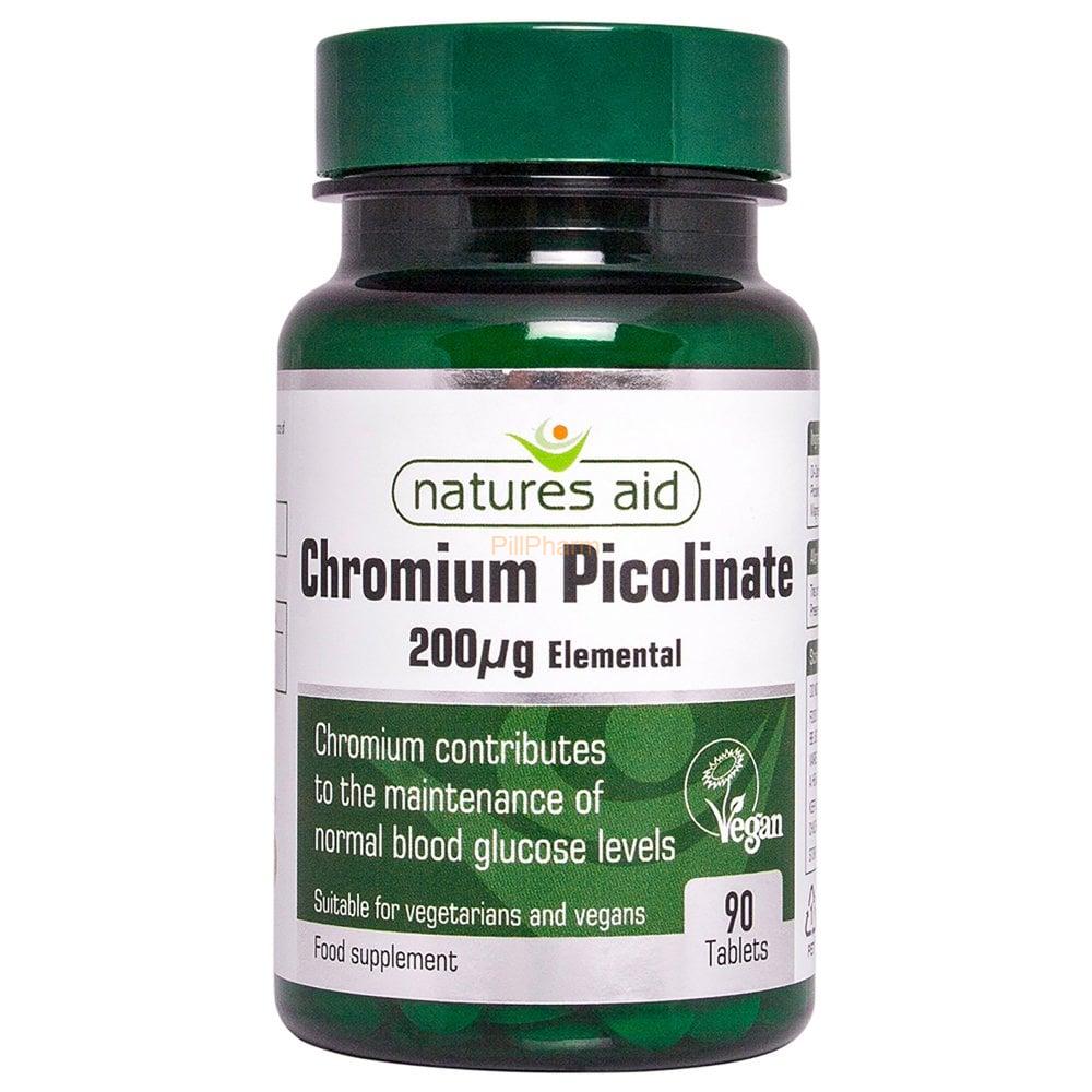 natures-aid-chromium-picolinate-200ug.jpg Natures Aid Chromium Picolinate 200ug - Image 1