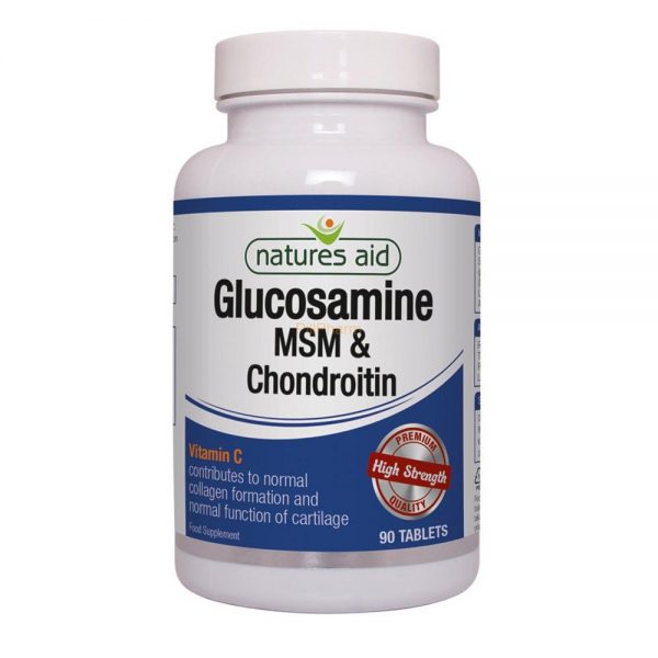 Natures Aid Glucosamine, MSM & Chondroitin