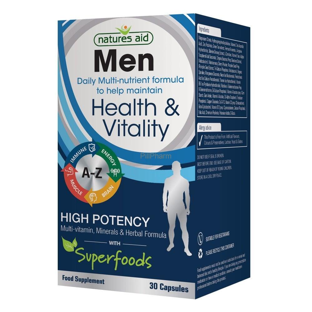 natures-aid-mens-multi-vitamins-minerals.jpg Natures Aid Men's Multi-Vitamins & Minerals - Image 1