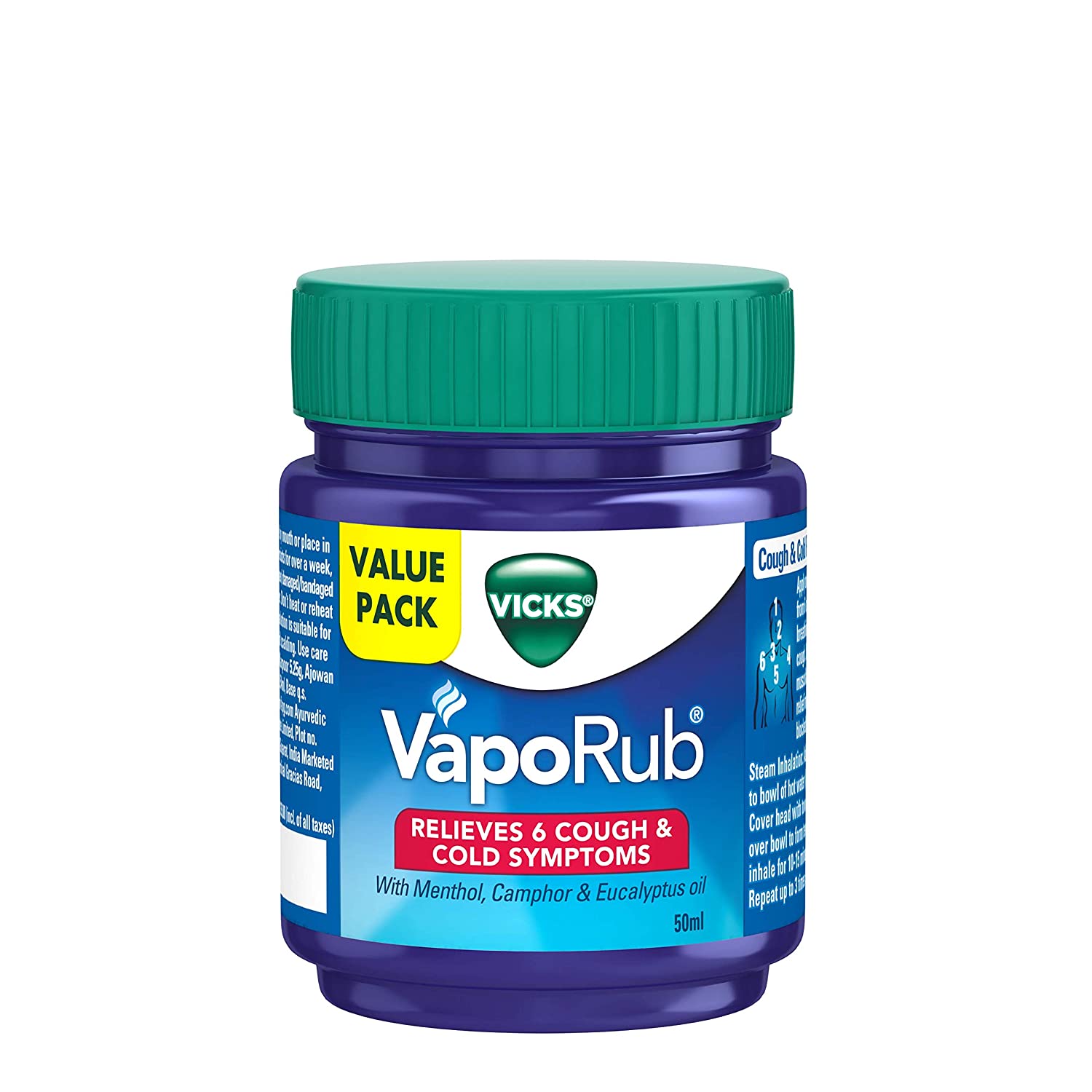 vicks-vaporub-50ml.jpg Vicks Vapo rub jar 50ml - Image 1