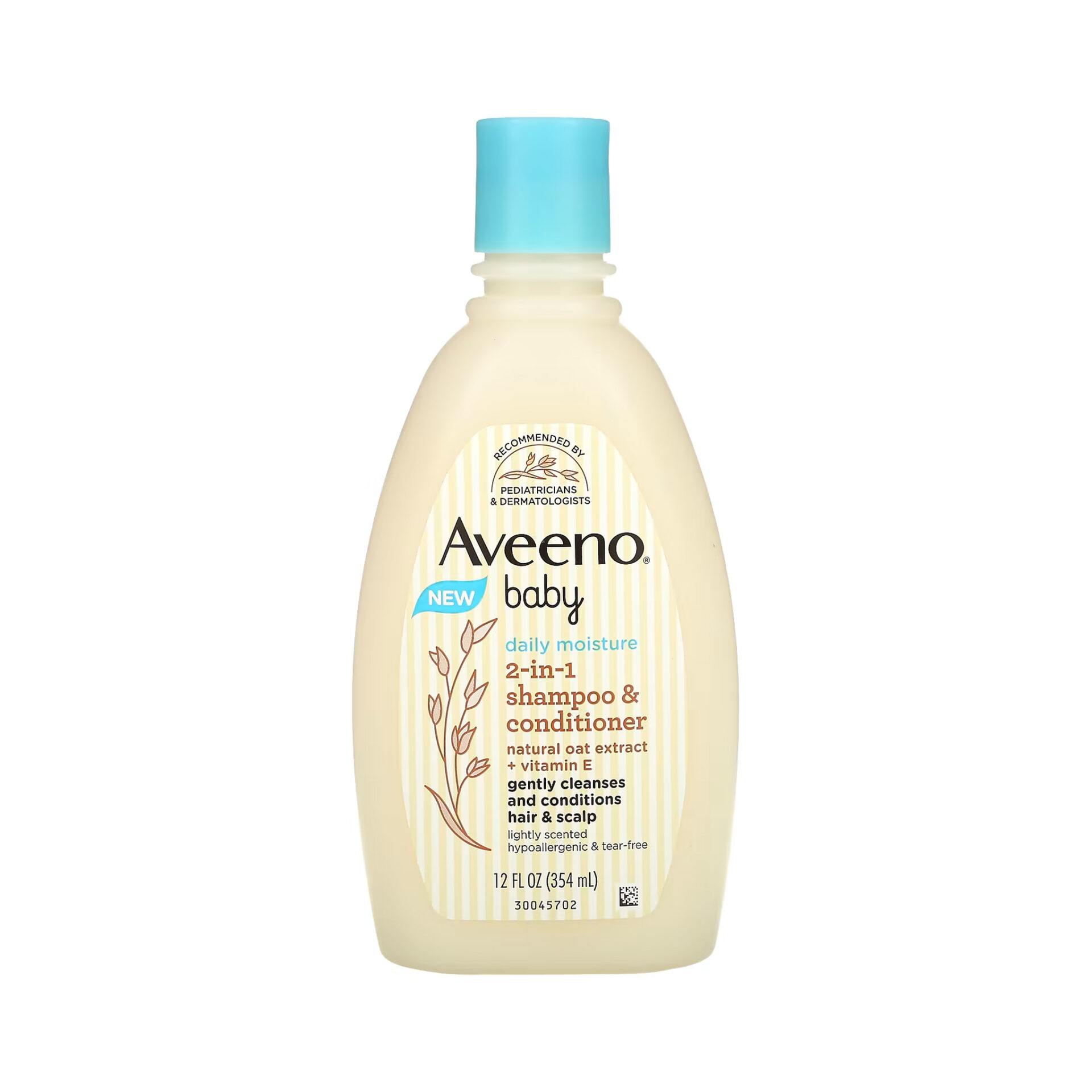 Aveeno BABY Daily Moisture 2in1 Shampoo & Conditioner 354ml HEMLOCK
