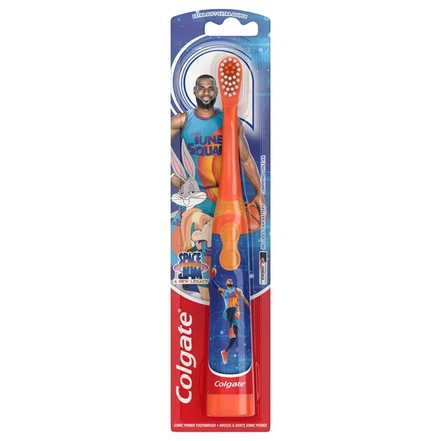 Colgate-Kids-Space-Jam-Battery-Powered-Toothbrush-Compact-Head-for-Children Colgate Kids Space Jam Battery Powered Toothbrush, Compact Head, for Children - Image 1