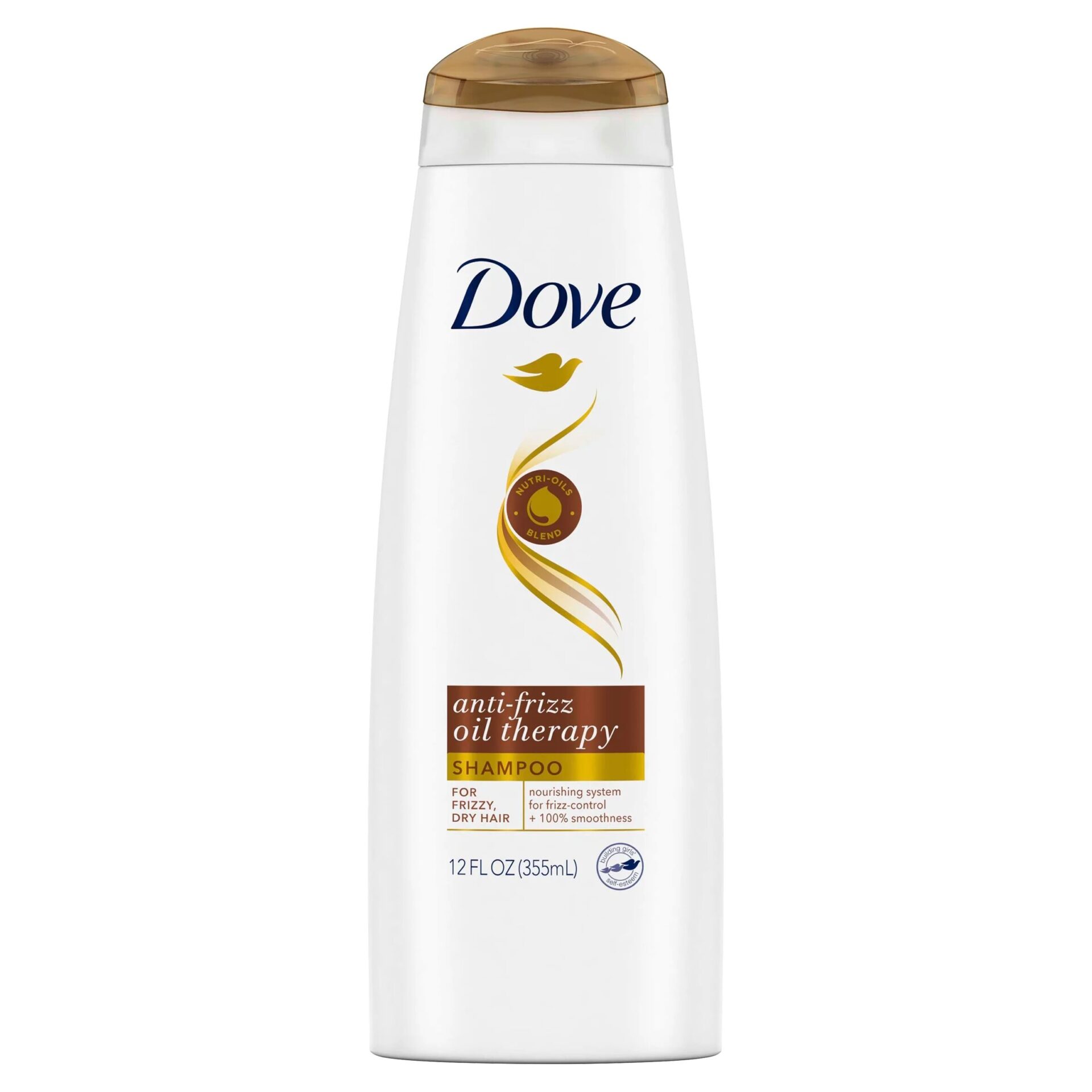 Dove-Nutritive-Solutions-Anti-Frizz-Shampoo-Oil-Therapy-with-Nutri-Oils Dove Anti-Frizz Oil Therapy Hair Shampoo 355ml - Image 1