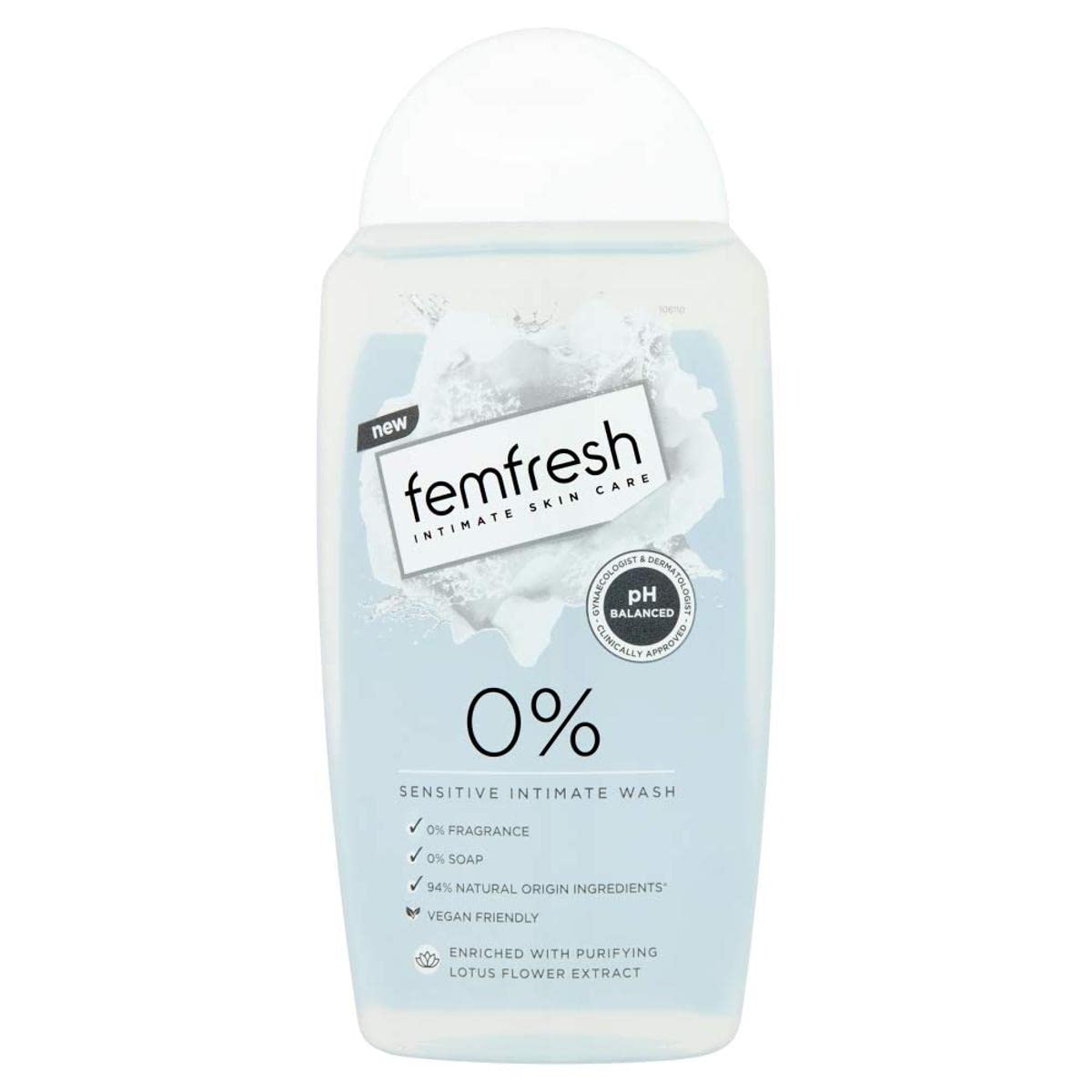 Fem Fresh Intimate Skin Care 0% Sensitive Wash 250ml Femfresh Intimate Hygiene 0% Sensitive Wash 250ml - Image 1