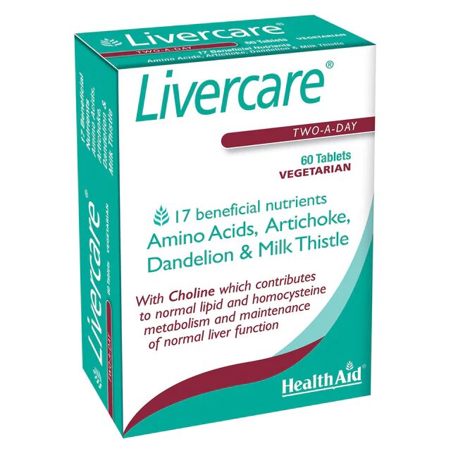 Livercare Tablets HealthAid Livercare Tablets 60's - Image 1