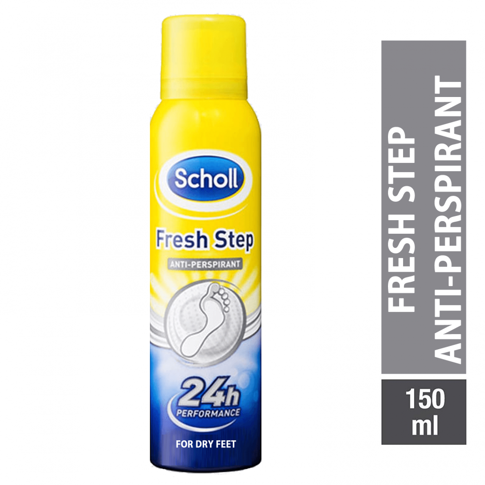 Scholl Fresh Step Antiperspirant Spray 150ml Scholl Fresh Step Antiperspirant Foot Spray 150ml - Image 1