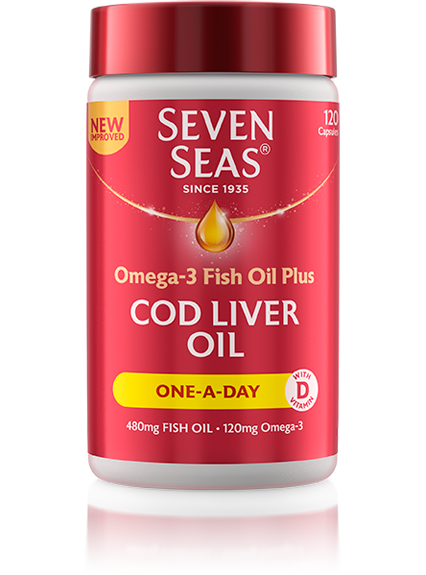 SevenSeas_CLO-One-a-Day_120's Seven Seas Once-A-Day Cod Liver Oil 120's - Image 1