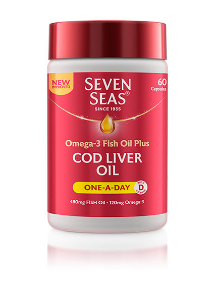 SevenSeas_CLO-One-a-Day_60's Seven Seas Once-A-Day Cod Liver Oil 60's - Image 1
