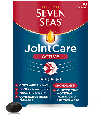 Seven_Seas_JointCare_Active capsules 30's Seven Seas JointCare Active Capsules with Chondroitin 30's - Image 1