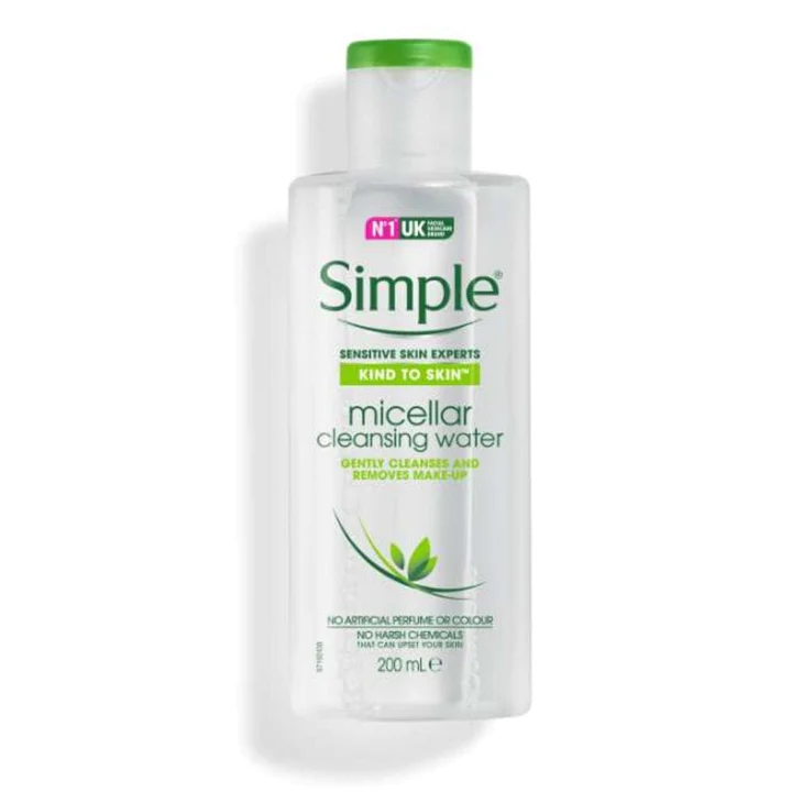Simple Kind to Skin Micellar Cleansing Water 200ml Simple Kind to Skin Micellar Cleansing Water 200ml - Image 1
