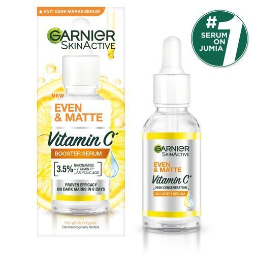 Garnier Even & Matte Vitamin C Booster Serum 30ml Garnier Even & Matte Vitamin C Booster Serum 30ml - Image 1