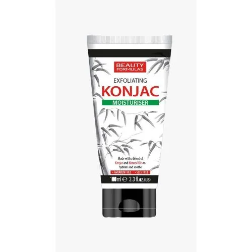 Beauty Formulas Hydrating Konjac Moisturiser Beauty Formulas Exfoliating Konjac Moisturiser 100ml - Image 1
