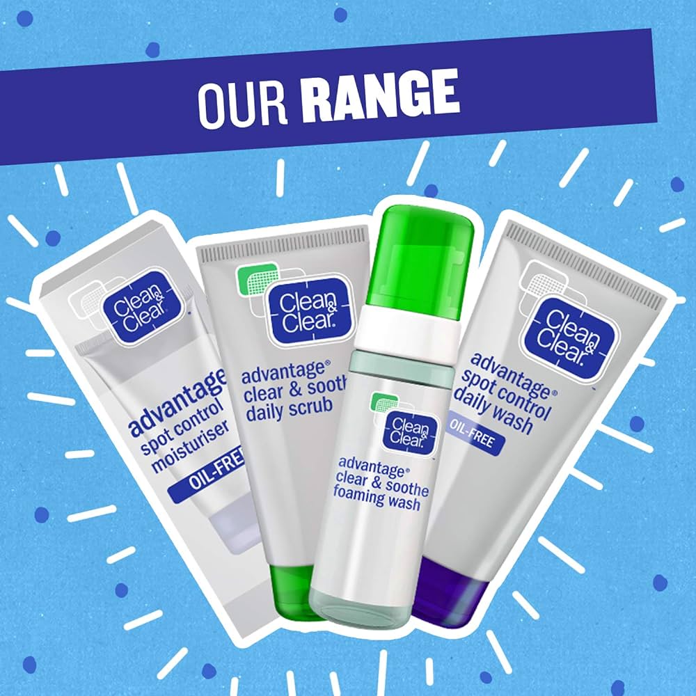 CLEAN & CLEAR - ADVANTAGE CLEAR & SOOTHE FOAMING WASH 150ml Clean & Clear Advantage Clear & Soothe Foaming Wash 150ml - Image 1