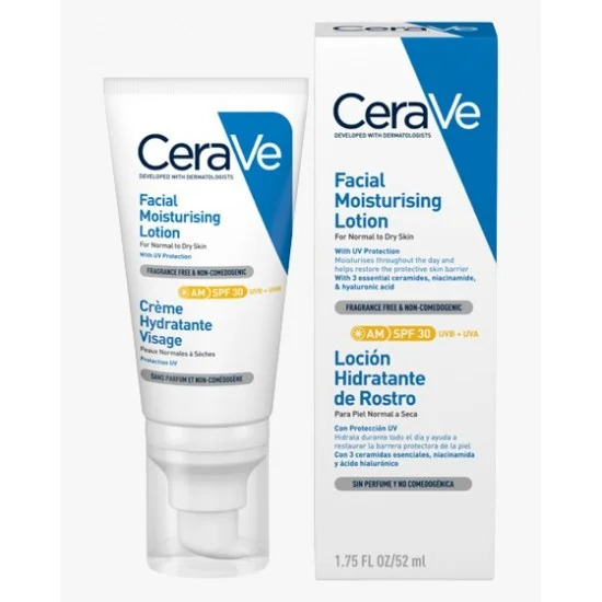 CeraVe Facial Moisturizing Lotion SPF30 52ml Cerave AM SPF 30 Facial Moisturizing Lotion 52ml - Image 1