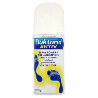 DAKTARIN-SPRAY Daktarin Aktiv Spray Powder, 100g - Image 1