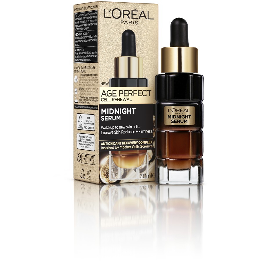Loreal Age Perfect Cell Renew Midnight Serum 30ml Loreal Age Perfect Cell Renew Midnight Serum 30ml - Image 1