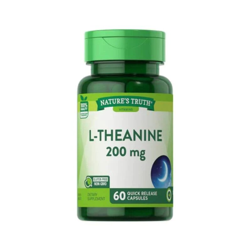 Nature's Truth L-Theanine 200mg QR capsules Nature's Truth L-Theanine 200mg QR capsules 60's - Image 1