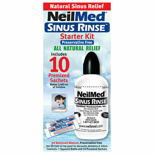 Neilmed Sinus Rinse All Natural Premixed Sachets 10'S Neilmed Sinus Rinse All Natural Premixed Sachets 10's - Image 1