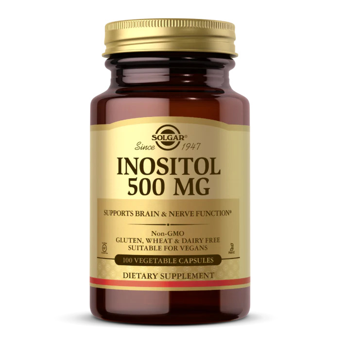 Solgar Inositol 500 mg Vegetable Capsules 100's - HEMLOCK PHARMACY