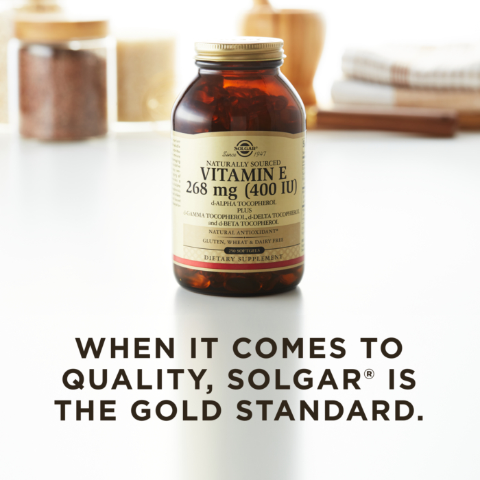 Solgar’s Vitamin E 400 IU capsules Solgar’s Vitamin E 400 IU capsules 50's - Image 1