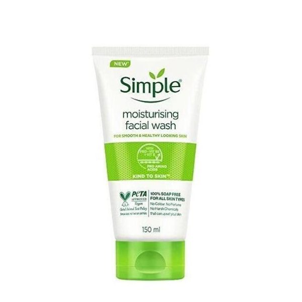 Simple KTS Moisturising Facial Wash (100% Soap Free) 150ml