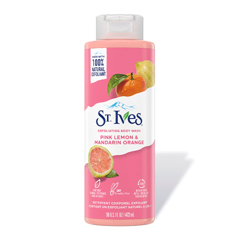 St. Ives Exfoliating Pink Lemon & Mandarin Orange Body Wash 473ml