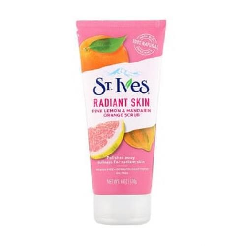 St. Ives (RADIANT SKIN) Pink Lemon & Mandarin Scrub 170g St. Ives Radiant Skin Pink Lemon & Mandarin Scrub 170gms - Image 1