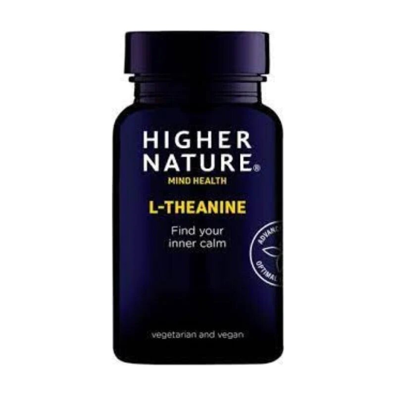 Theanine 100mg Caps 30's Higher Nature Theanine 100mg Caps 30's - Image 1