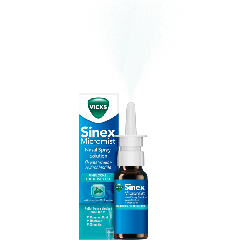 Vicks_Sinex_Micromist_Nasal_Spray_primary Vicks Sinex Micromist Nasal Spray 15ml - Image 1