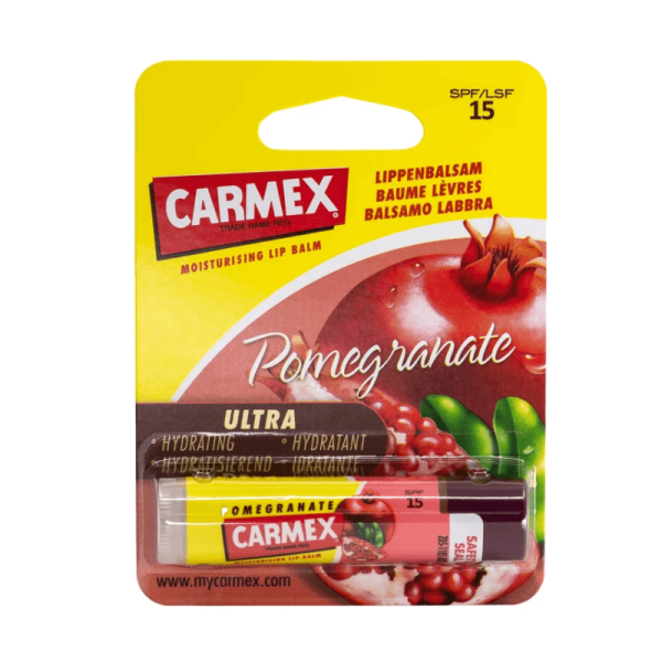Carmex Lipbalm SPF15 (Stick) 4.25gms (Pomegranate)