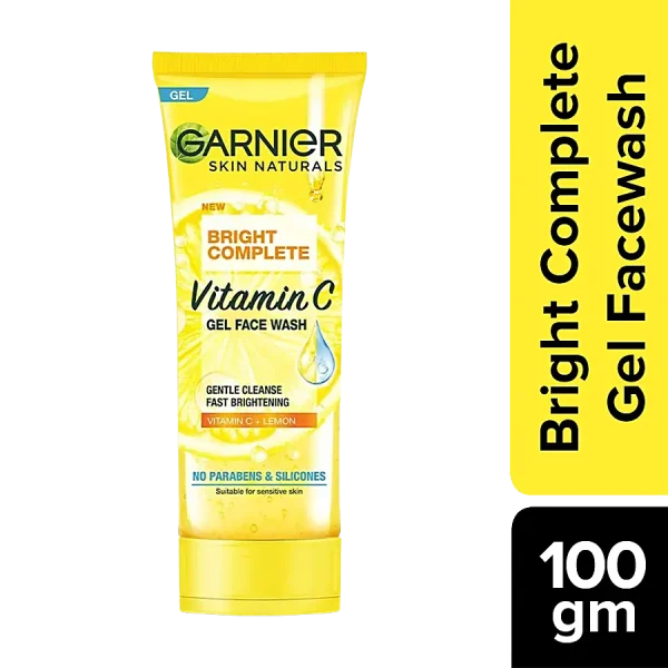 Garnier Bright Complete Vitamin C Gel Face Wash 100g